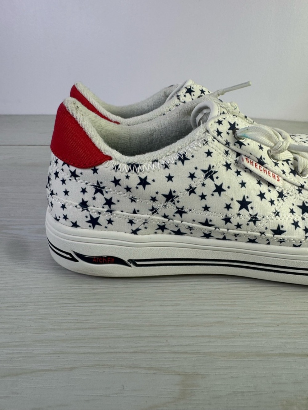 Skechers Women's Arch Fit Arcade - Born Free canvas shoes size 8.5 - Picture 4 of 9